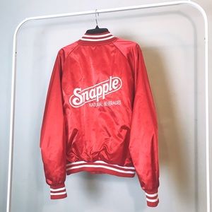 Vintage Snapple Bomber Jacket